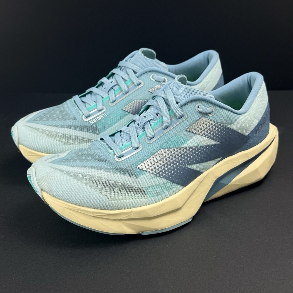 New Balance FuelCell Rebel v4 Women’s 9 Quarry Blue Running Shoes WFCXCH4
